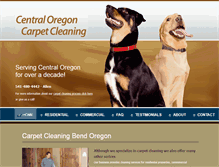 Tablet Screenshot of carpetcleaningbendoregon.co